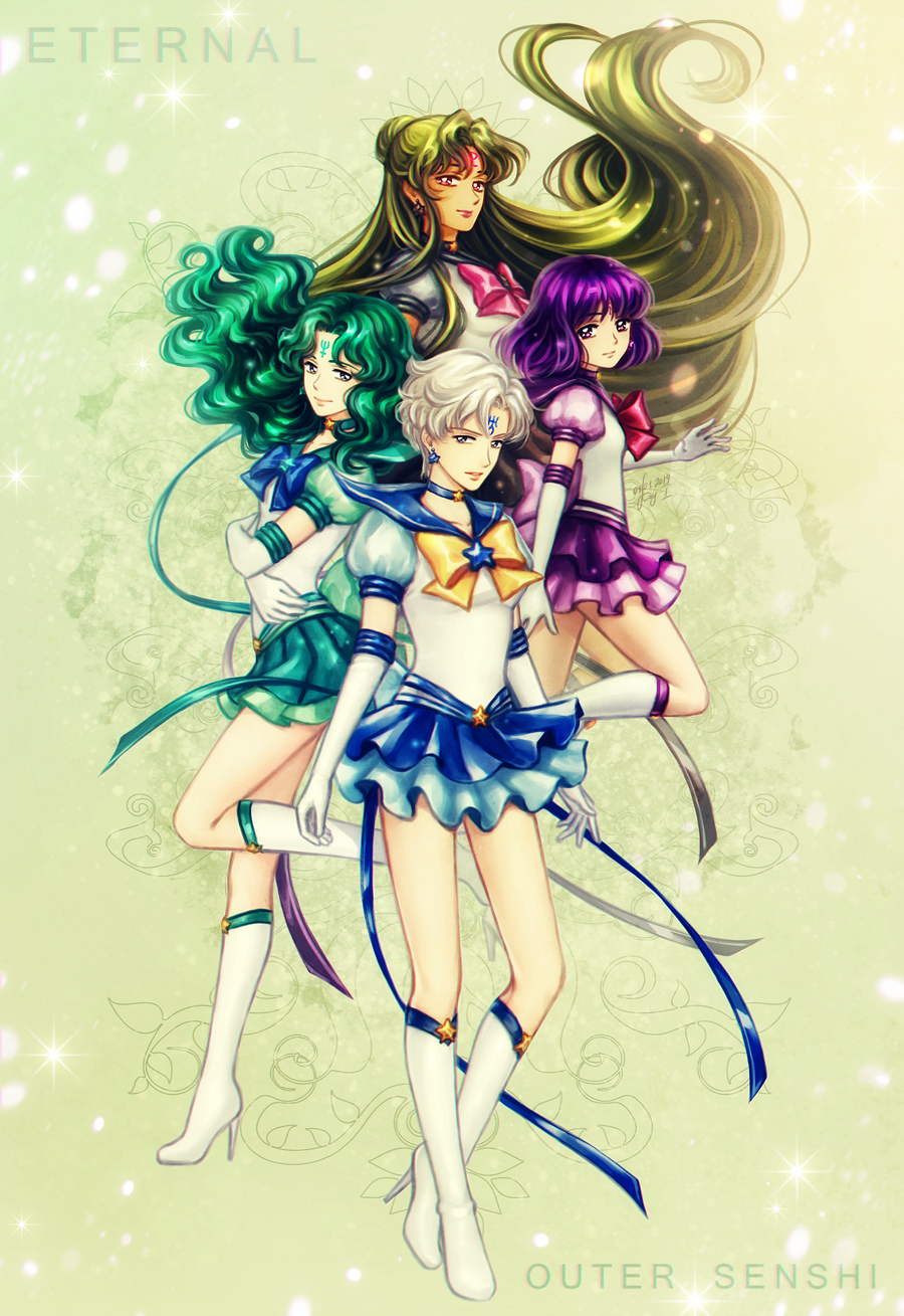 Sailor Moon Kaiou Michiru Tomoe Hotaru Neptune School Uniform