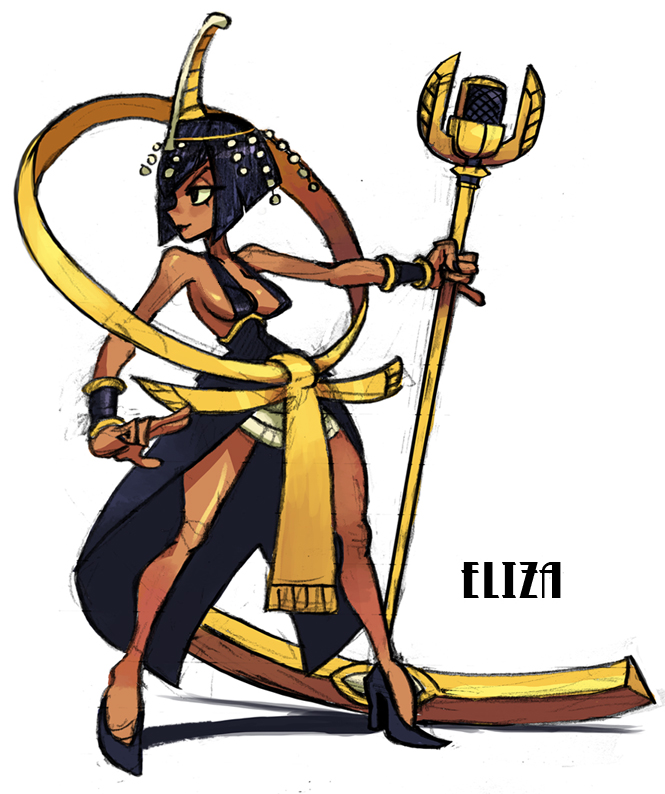 eliza (skullgirls) drawn by alex_ahad