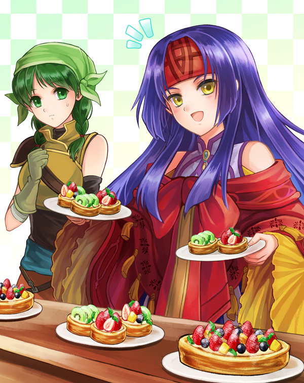 sanaki kirsch altina and rebecca (fire emblem and 2 more) drawn by akuru_(akr369akr)