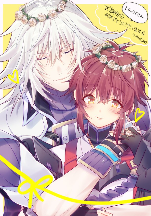 lora and jin (xenoblade chronicles and 2 more) drawn by himeno345