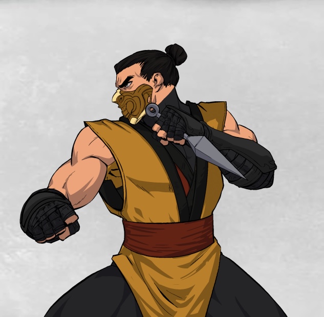 scorpion and hanzo hasashi (mortal kombat and 1 more)