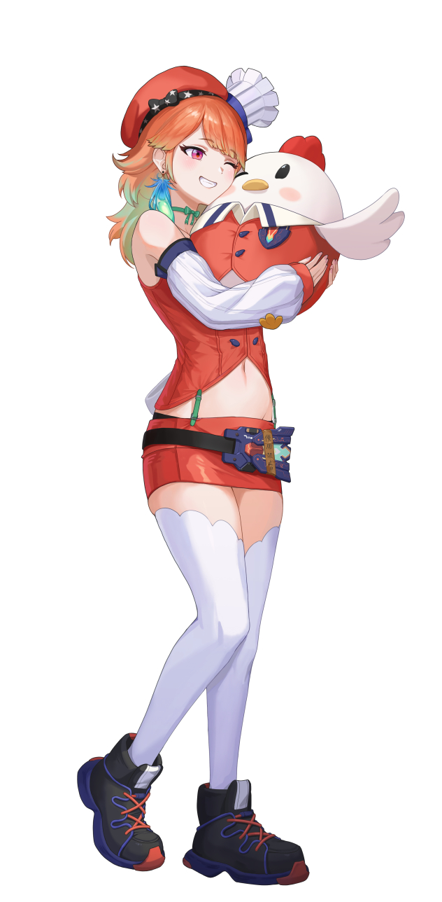 takanashi kiara and kfp employee (hololive and 1 more) drawn by yger