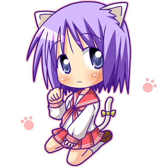 hiiragi tsukasa (lucky star) drawn by minami_(colorful_palette)