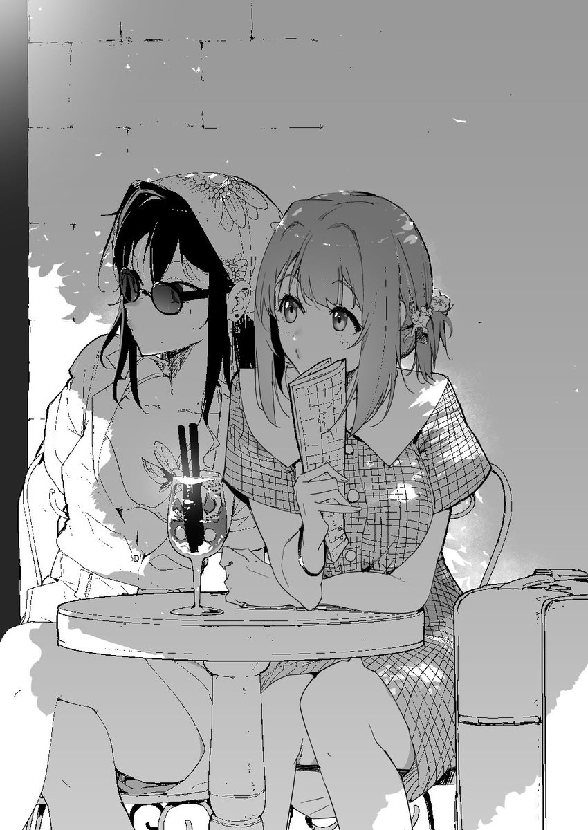 megumi hinoto and nishimiya haru (kimi to shiranai natsu ni naru) drawn by keyyan