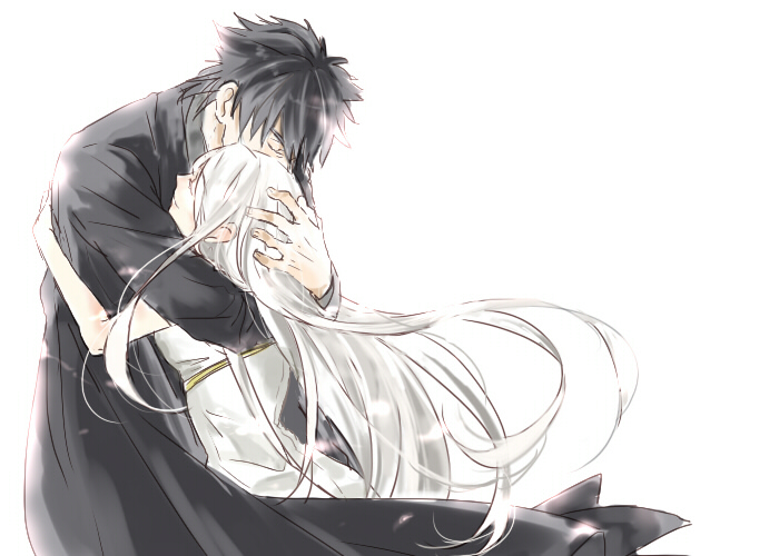 emiya kiritsugu and irisviel von einzbern (fate and 1 more) drawn by youvvsuke