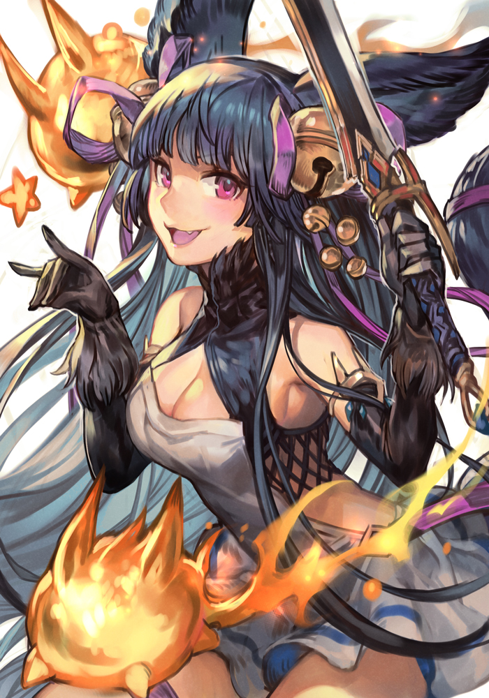 yuel (granblue fantasy and 1 more) drawn by hungry_clicker
