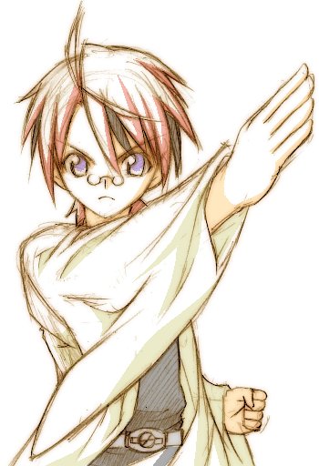 negi springfield (kamen rider and 1 more) drawn by haruka_shiya