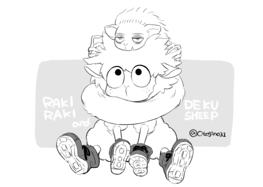 midoriya izuku and shigaraki tomura (boku no hero academia) drawn by otogino31