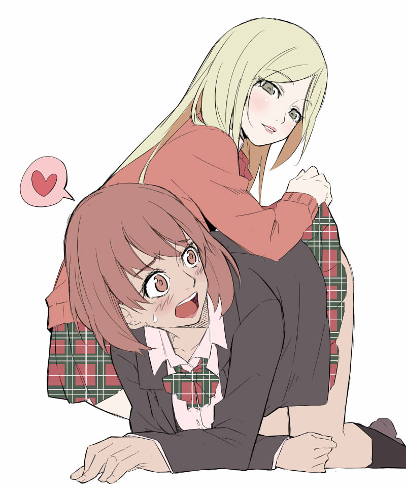 otosawa yuu and asamine mari (otome no teikoku) drawn by ponekusan