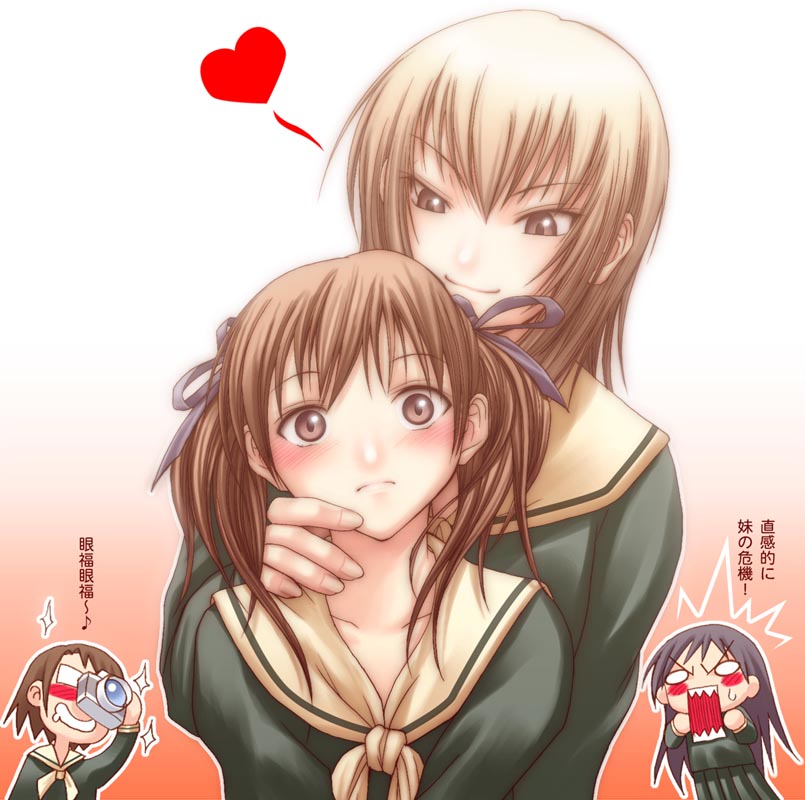 fukuzawa yumi, ogasawara sachiko, satou sei, and takeshima tsutako (maria-sama ga miteru) drawn by chiba_toshirou