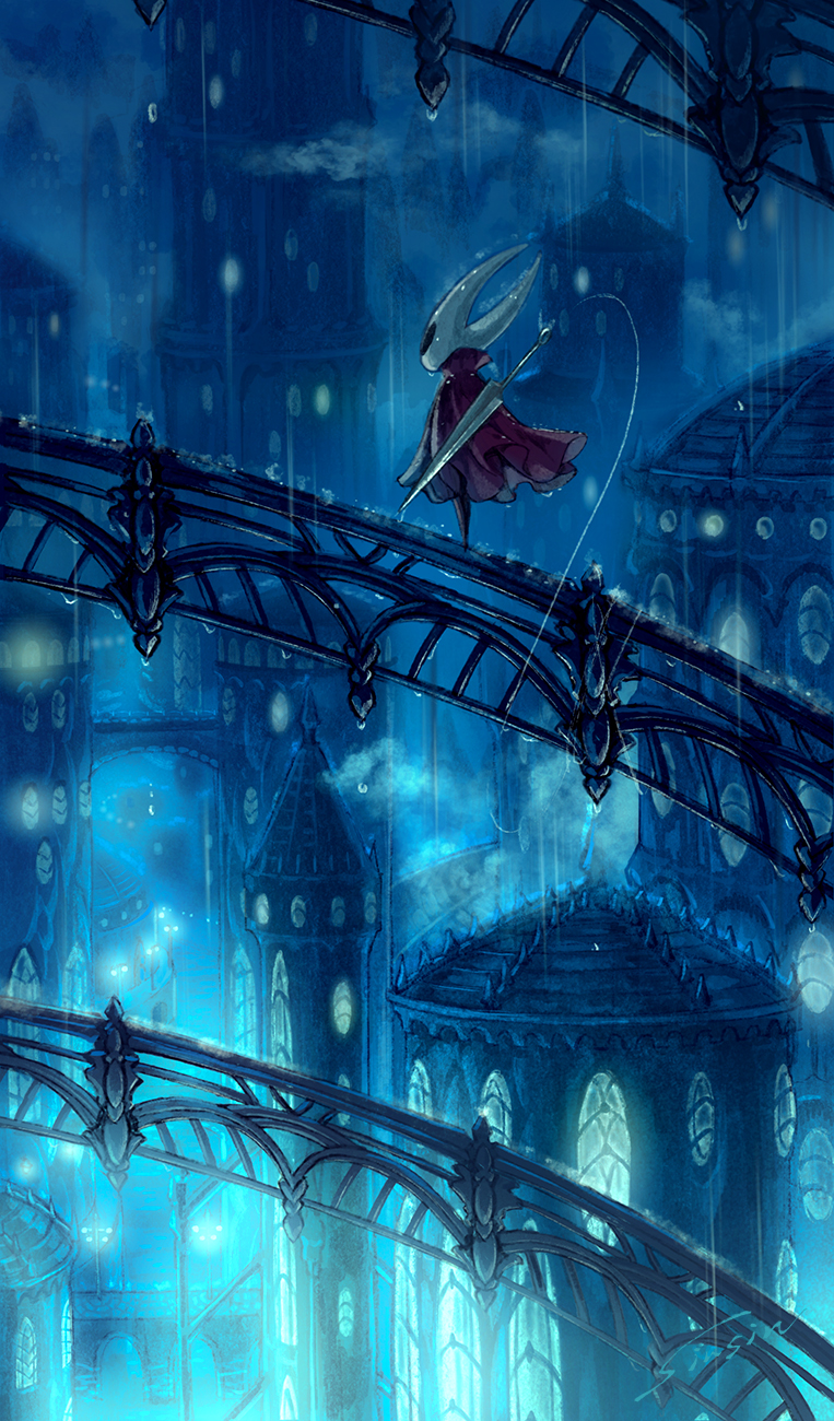 hornet (hollow knight) drawn by mamoru_mikokoro
