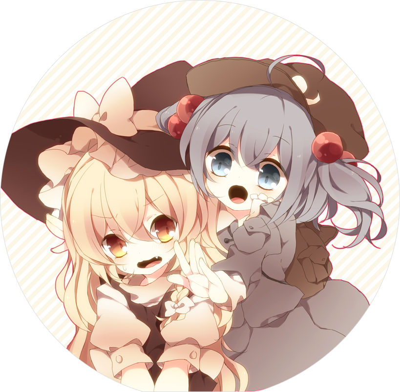 kirisame marisa and kawashiro nitori (touhou) drawn by anju_(mocomocousagi)