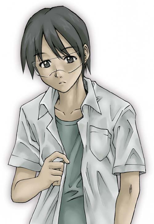 harakawa ken'ichi (dennou coil) drawn by sugiyama_shinnosuke