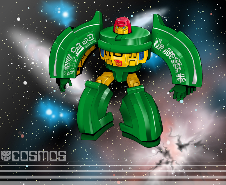 cosmos (transformers and 1 more) drawn by nekomushi123