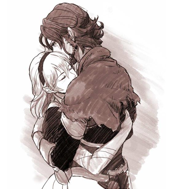 female corrin and nichol (fire emblem and 1 more) drawn by hashiko_(neleven)