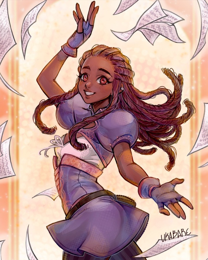 caesura (swirling heroes) drawn by ukabare