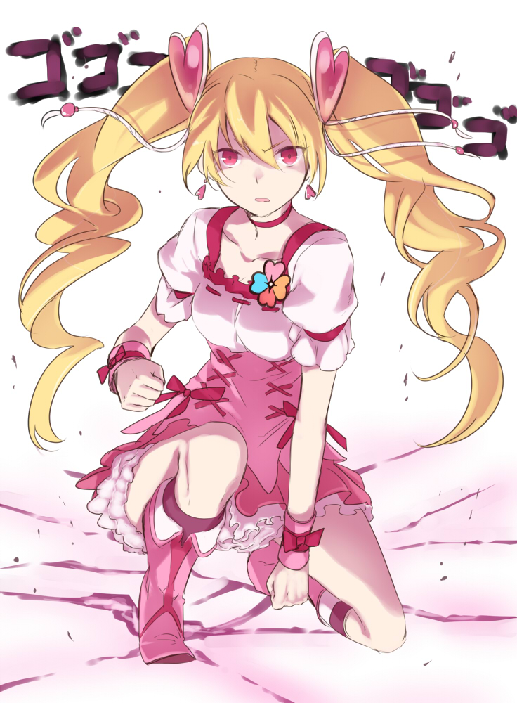 momozono love and cure peach (precure and 1 more) drawn by minatsuki_randoseru