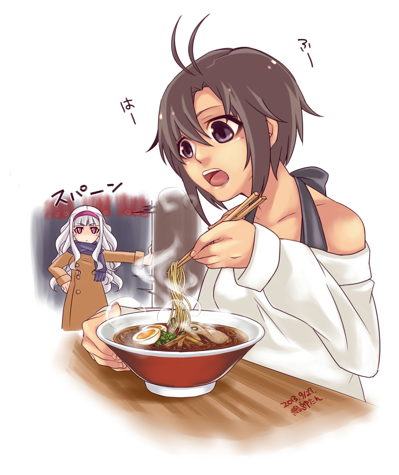 kikuchi makoto and shijou takane (idolmaster and 1 more) drawn by 96neko_mtm