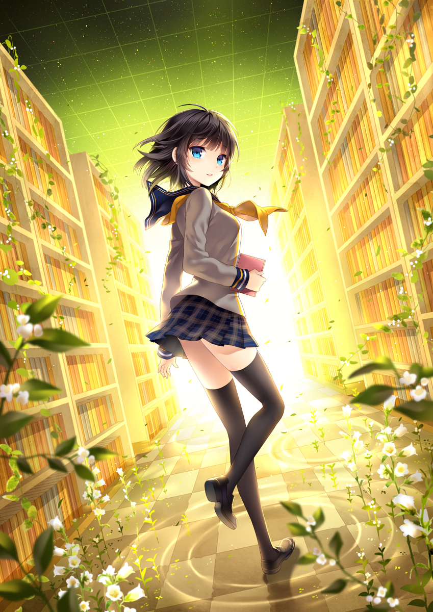 shinonome yuuko (shinonome yuuko wa tanpen shousetsu wo aishiteiru) drawn by nardack