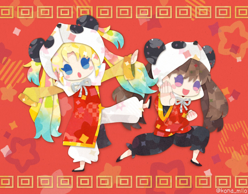 fujishima megumi and osawa rurino (love live! and 2 more) drawn by kikuchi_milo