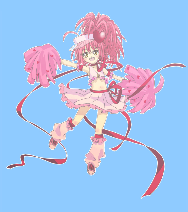 hinamori amu and amulet heart (shugo chara!) drawn by chamu_(lbdr)
