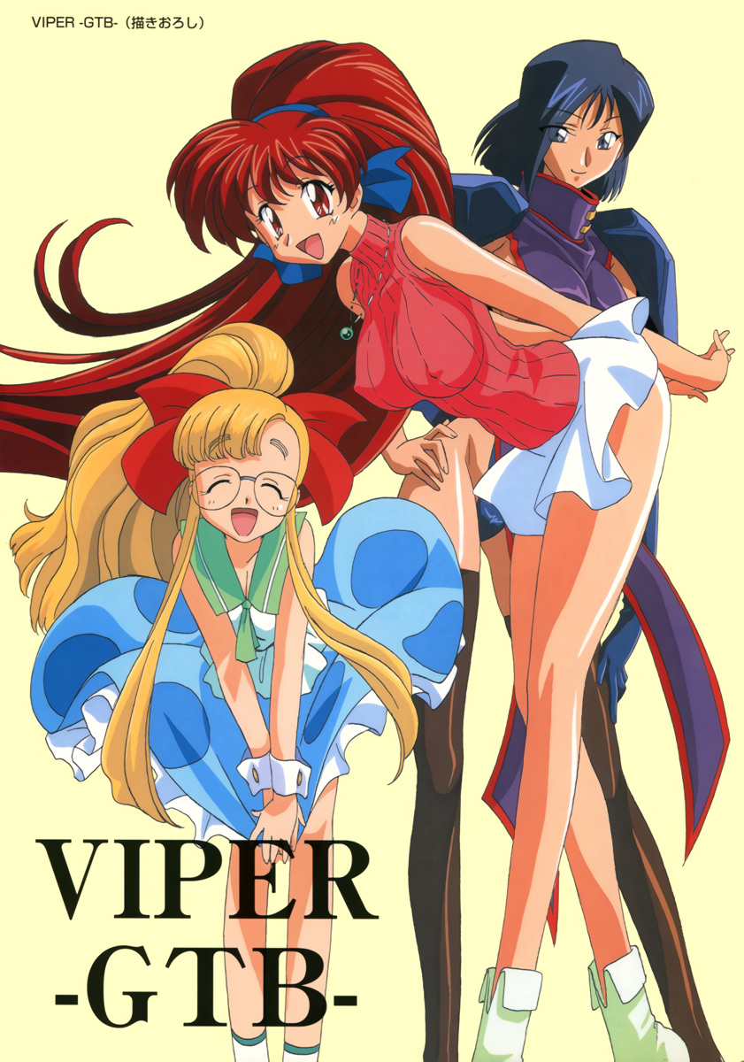 honjoji akira, karin, and saki (viper and 2 more) drawn by kimura_takahiro