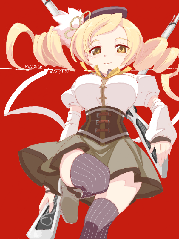 tomoe mami (mahou shoujo madoka magica) drawn by hazuki_gean