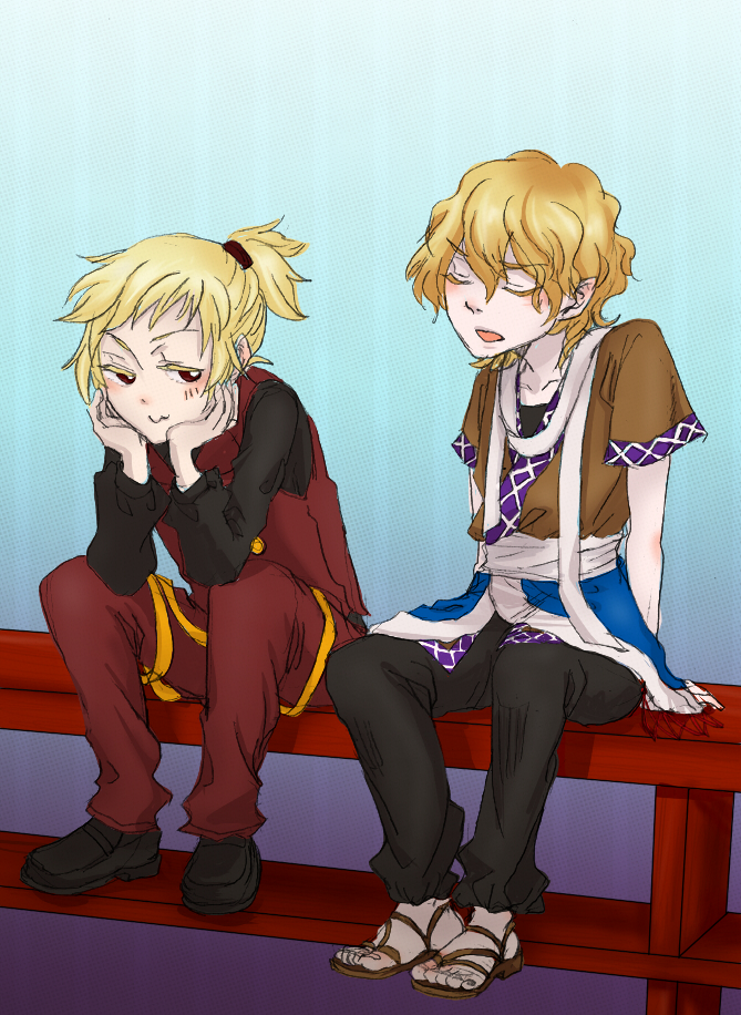 mizuhashi parsee and kurodani yamame (touhou) drawn by mntusui