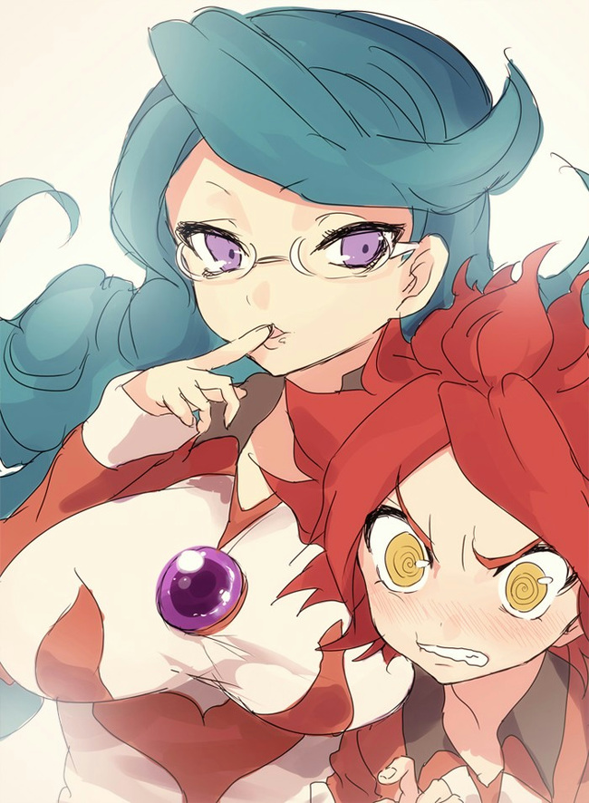 nagumo haruya and nitou honoka (inazuma eleven) drawn by yoyoyotto
