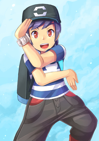 elio (pokemon and 1 more) drawn by daikung