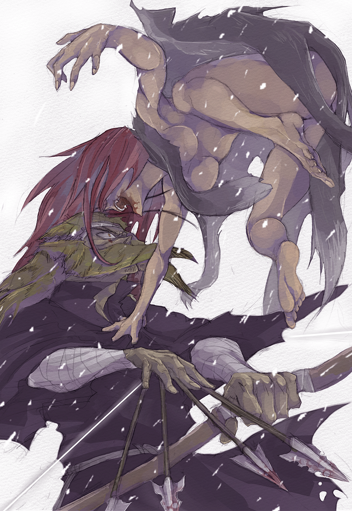 shut hell and harabal (shut hell) drawn by jinta