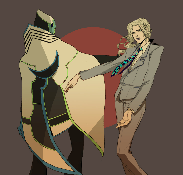 yuri petrov and lunatic (tiger & bunny) drawn by k-rei