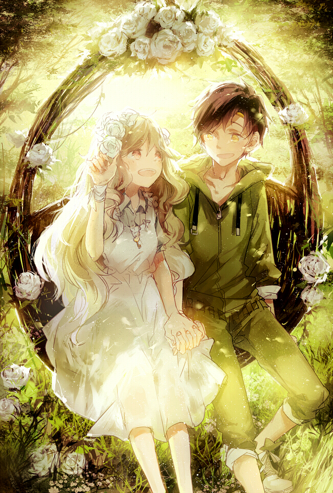 kozakura marry and seto kousuke (kagerou project) drawn by leclle