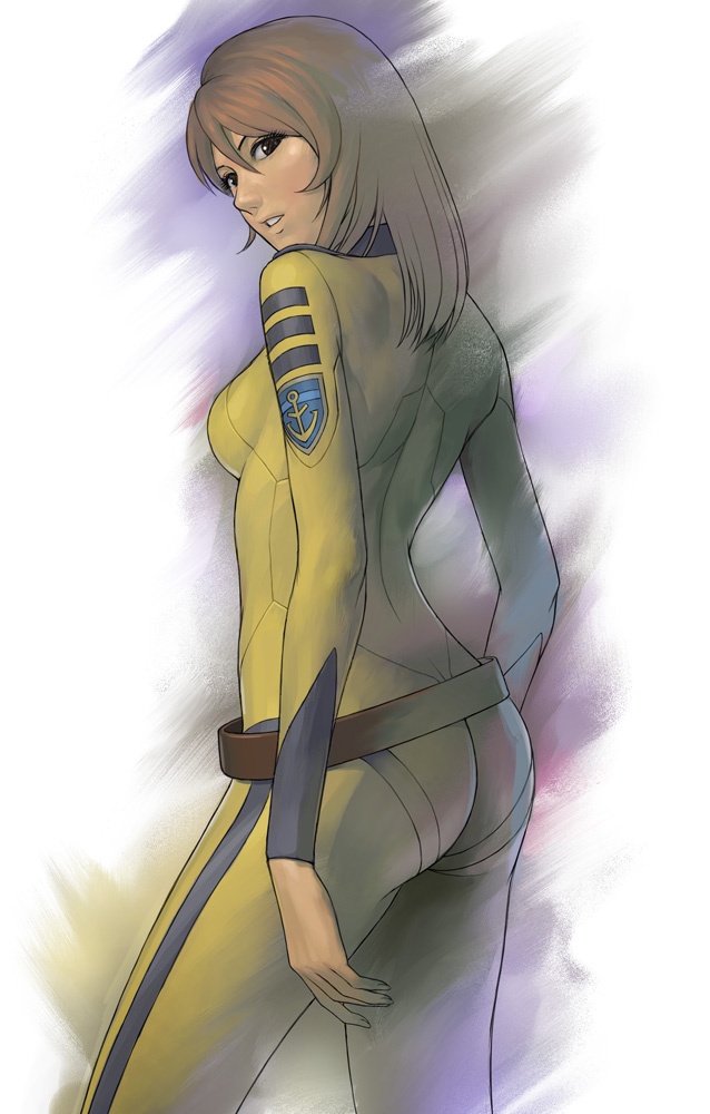 mori yuki (uchuu senkan yamato and 1 more) drawn by watanabe_yasuaki