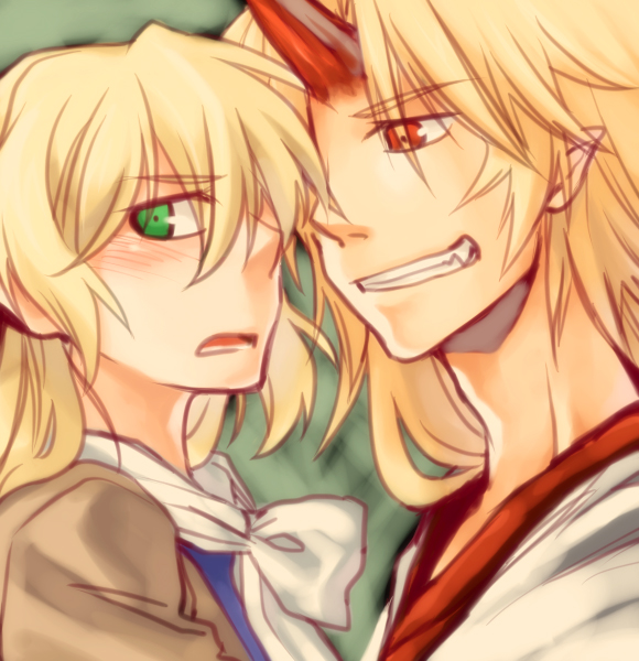 mizuhashi parsee and hoshiguma yuugi (touhou) drawn by re_ghotion