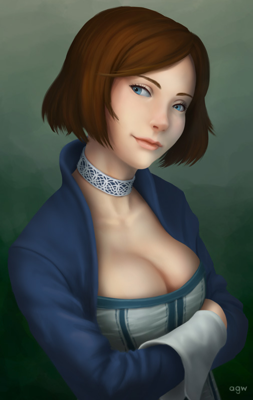 elizabeth (bioshock and 1 more) drawn by andrew_wong