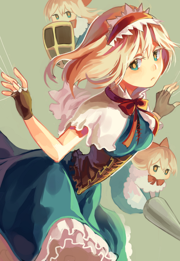 alice margatroid and shanghai doll (touhou) drawn by silence_girl