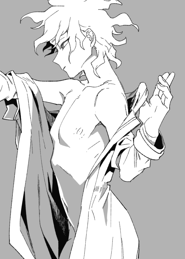 komaeda nagito (danganronpa and 1 more) drawn by uurin