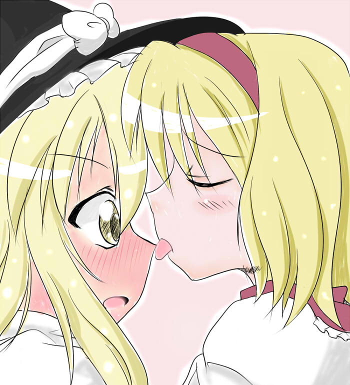 kirisame marisa and alice margatroid (touhou) drawn by dosukoiman
