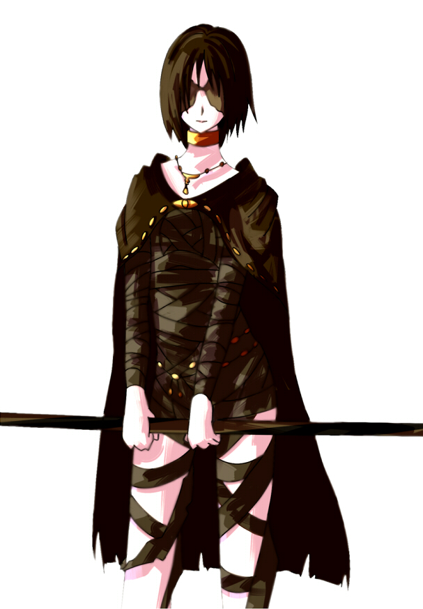 maiden in black (demon's souls) drawn by rei_(sirohyou)