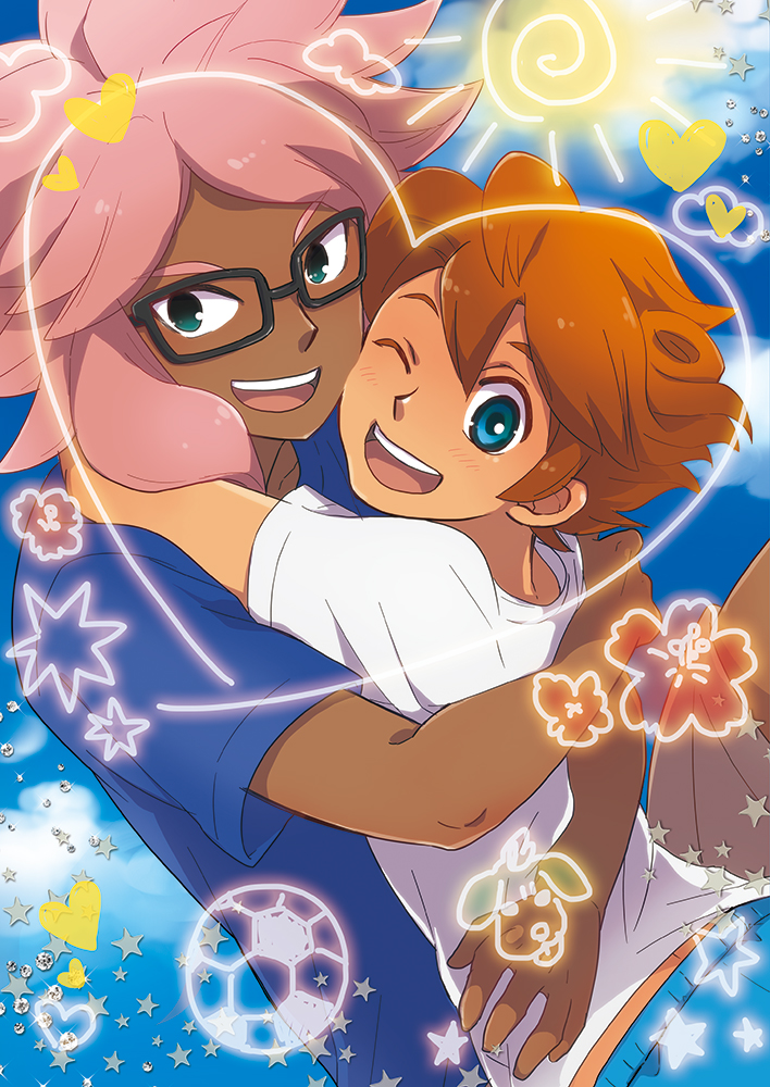 matsukaze tenma and tsunami jousuke (inazuma eleven and 1 more) drawn by kano_ko