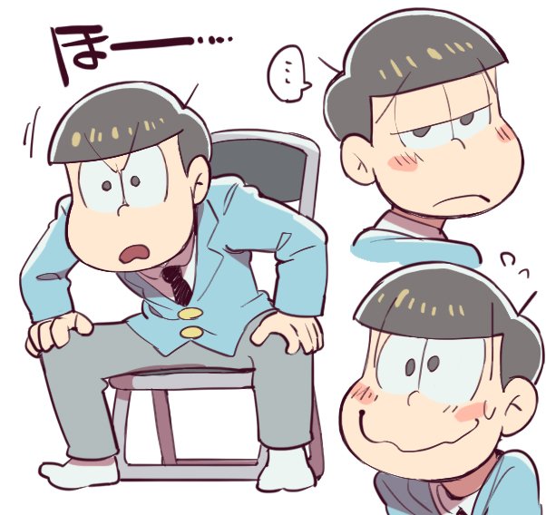 matsuno jyushimatsu (osomatsu and 2 more) drawn by sanjiro_(tenshin_anman)