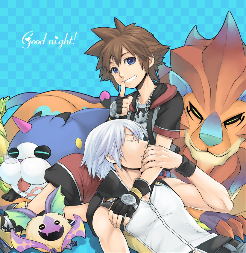 sora and riku (kingdom hearts and 1 more) drawn by ng_sam