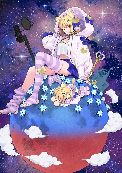 arcueid brunestud, neco-arc, and phantas-moon (fate and 1 more) drawn by takenashi_eri