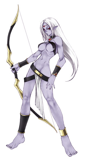 shadow elf (dungeons & dragons and 1 more) drawn by fuyube_rion
