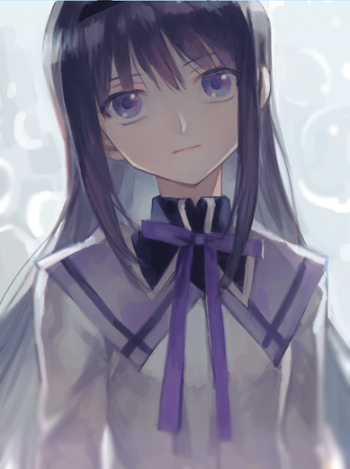 akemi homura (mahou shoujo madoka magica) drawn by nishihara_isao