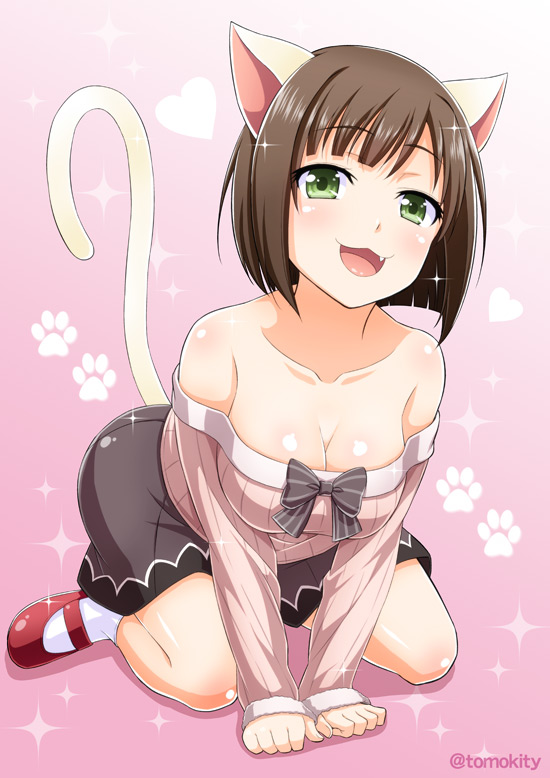 maekawa miku (idolmaster and 1 more) drawn by tomokichi