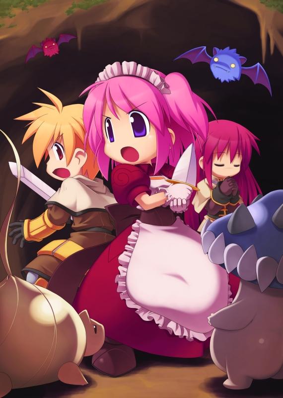 acolyte, swordsman, drainliar, familiar, riria, and 2 more (ragnarok online and 1 more) drawn by yuichirou