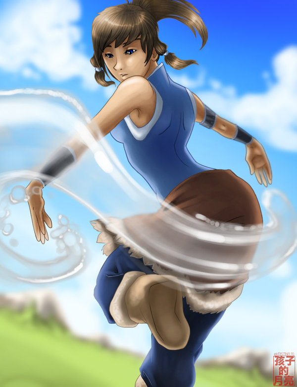 korra (avatar legends and 1 more) drawn by vyntresserdrake1991