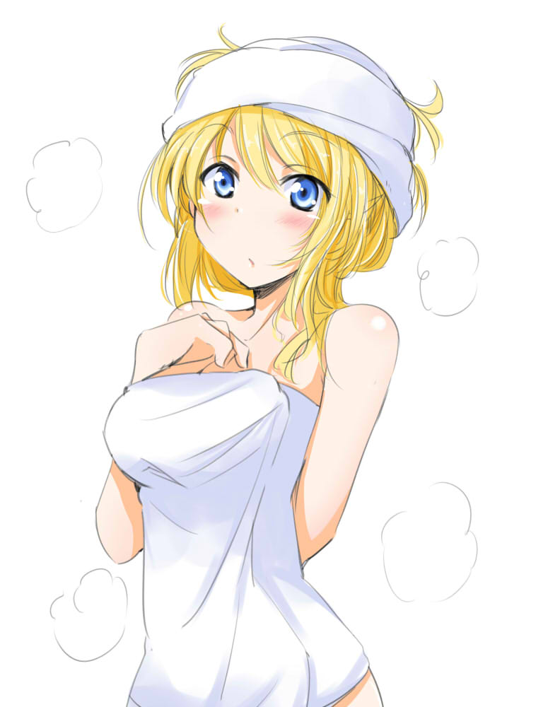 ayase eli (love live! and 1 more) drawn by chata_maru_(irori_sabou)